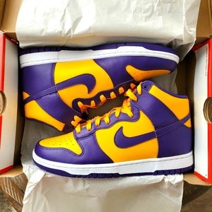 Nike Dunk Hi Retro "Lakers"